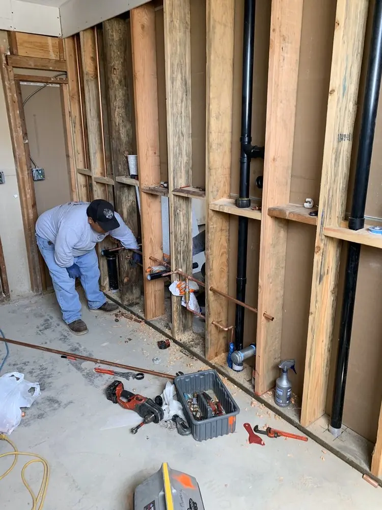 Commercial rough-in plumbing for Water Heater Replacement in Wetumpka
